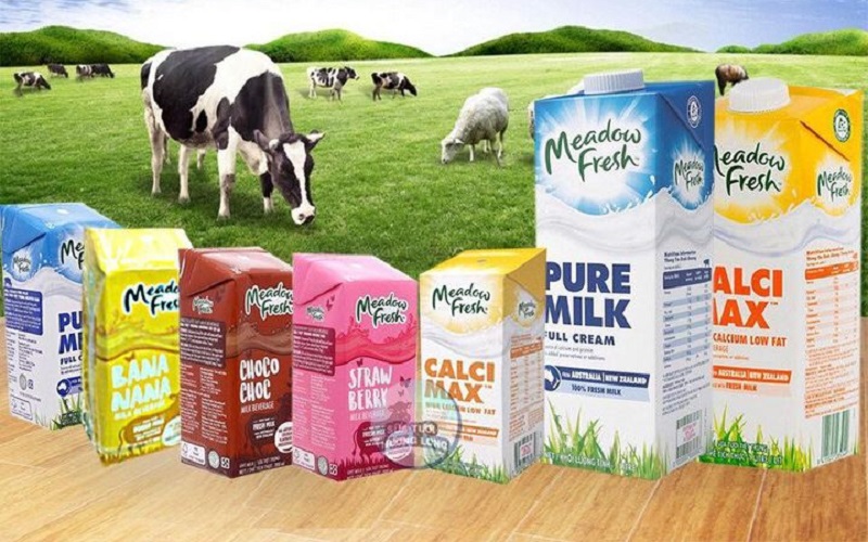 Sữa Meadow Fresh có nhiều loại hương vị dung tích ... để khách hàng lựa chọn