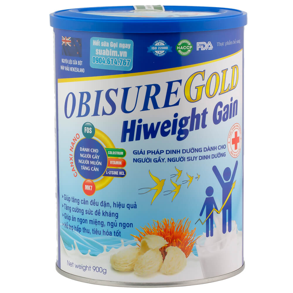 Sữa obisure gold hiweight gain 