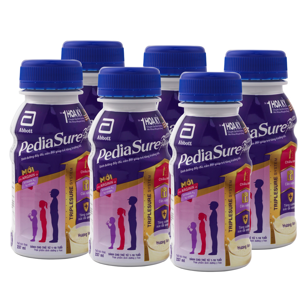 Sữa pediasure nước 237ml sản xuất dành cho thị trường việt nam 