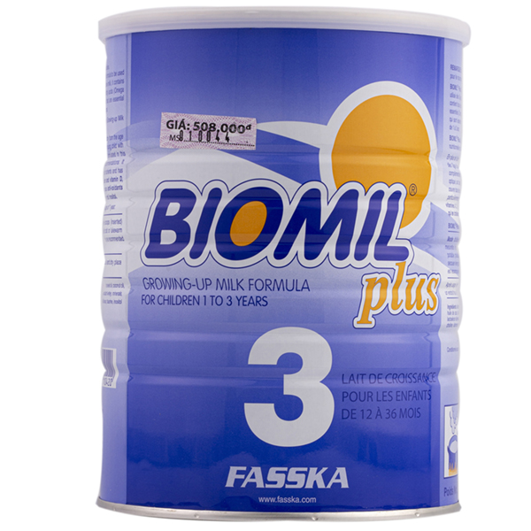 Sữa sinh học BIOMIL Plus 3 - 800g (Từ 1 - 3 tuổi)