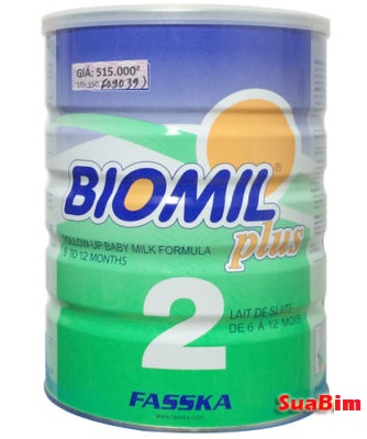 Sữa sinh học BIOMIL Plus 2 400g dành cho bé từ 6 tháng đến 1 tuổi1 Sữa sinh học BIOMIL Plus 2 400g dành cho bé từ 6 tháng đến 1 tuổi1
