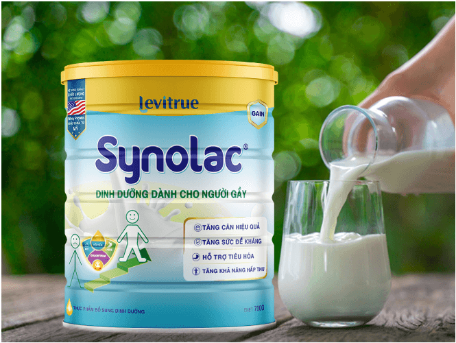 Sữa Synolac gain 700g dành cho người gầy
