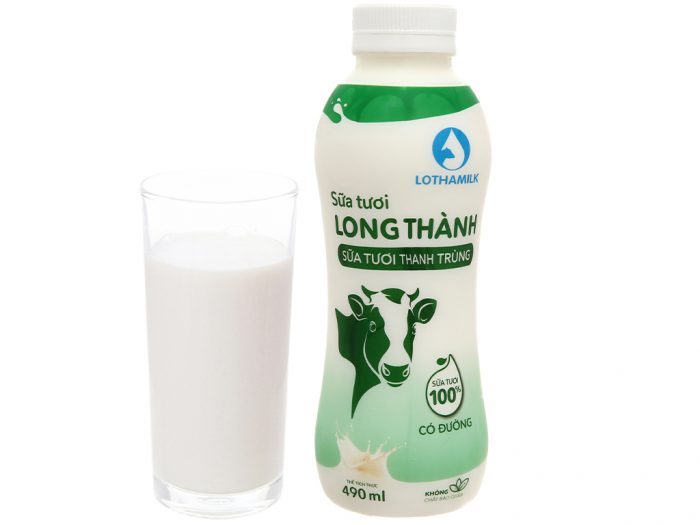 Sữa tươi thanh trùng long thành milk