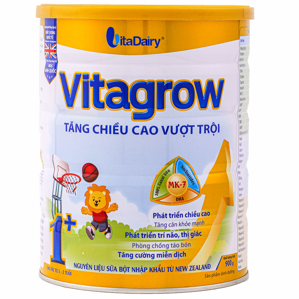 Sữa Vitagrow 1+ cho bé 1-2 tuổi
